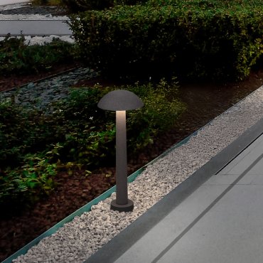 Nova Luce Tura - Gartenpfosten - Ø 20 x 55 cm - 7W LED inkl. - IP65 - schwarz