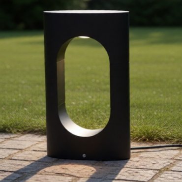 Nova Luce Portal - Gartenleuchte - 17,8 x 30 x 6,9 cm - 14W LED inkl. - IP54 - dunkel anthrazit