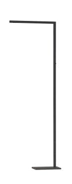 ETH Sem - Stehlampe - 45 x 18 x 140 cm - 10W dimmbare LED inkl. - schwarz