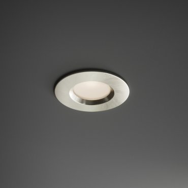 Nordlux Smart Dorado - Einbaustrahler - intelligente Beleuchtung - Ø 85 mm, Ø 72 mm Einbaumaß - inkl. 4,7W LED - IP65 - gebürstetes Nickel
