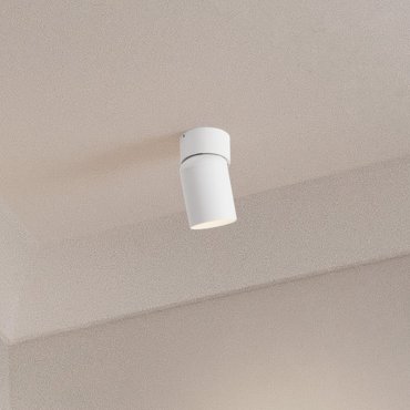 Nova Luce Amecy - Aufbaustrahler 1L - Ø 6 x 11 cm - Sand Weiß