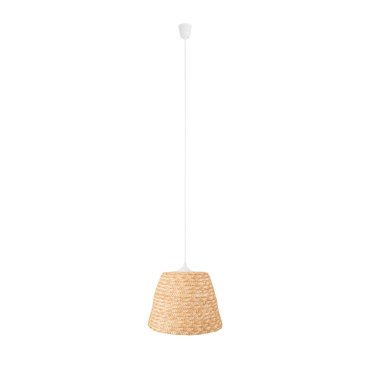 Maxlight Pot - Pendelleuchte - Ø 30 x 165 cm - hellbraun und weiß