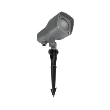 Nova Luce Inside - Bodenstrahler auf Erdspieß - 36 cm - IP54 - dunkelgrau