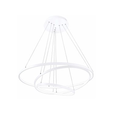 Nova Luce Dea - Pendelleuchte - Ø 80 x 120 cm - 145W dimmbare LED inkl - matt weiß