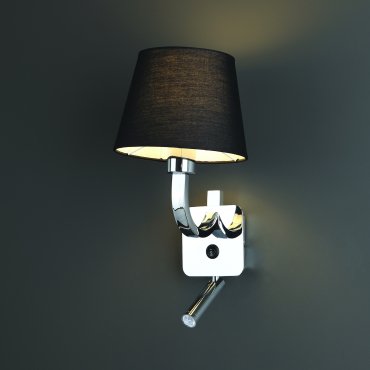 Maxlight Denver - Wandleuchte - 24 x 22 x 33 cm - Chrom