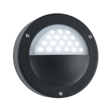 Searchlight Cardiff - Außenwandleuchte - 14 x 14 cm - 3W LED inkl - IP44 - schwarz
