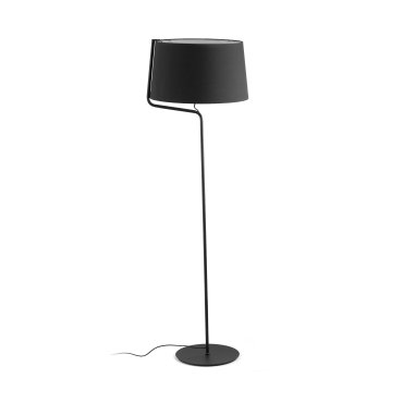 Faro Berni - Stehleuchte - 151 cm - mattschwarz