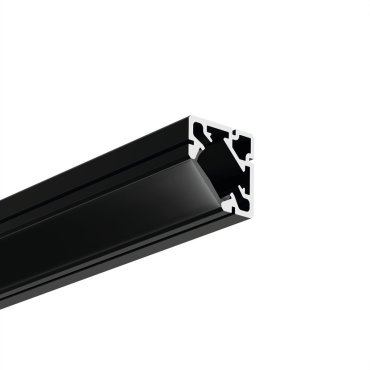 Klus 45-plus - LED-Eckprofil - 1,9 x 1,9 cm - schwarz