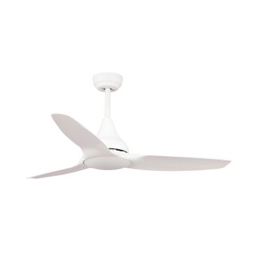 Nova Luce Samoa - Deckenventilator mit Licht und Fernbedienung - Ø 122 x 48 cm - 18W LED inkl. - weiß