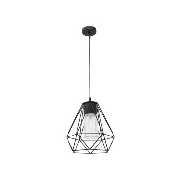 Nova Luce Isidora - Hängeleuchte - Ø 22 x 95 cm - IP54 - schwarz