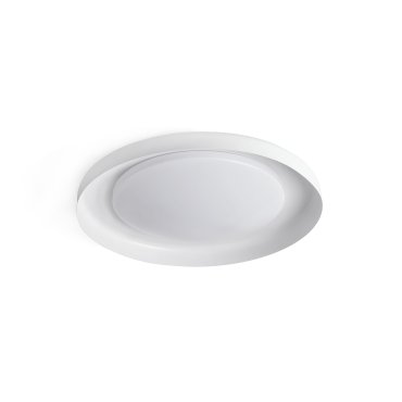 Faro Dolme - Deckenleuchte - Ø 40 x 7 cm - 24W LED inkl. - matt weiß