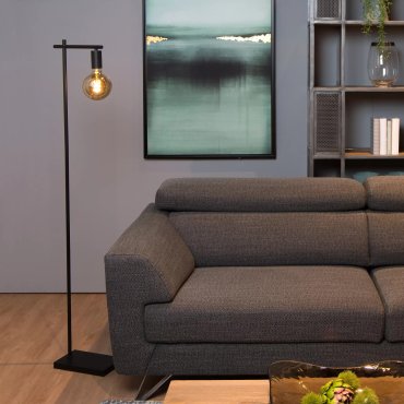 Lucide Leanne - Stehleuchte - 15 x 26 x 152 cm - schwarz