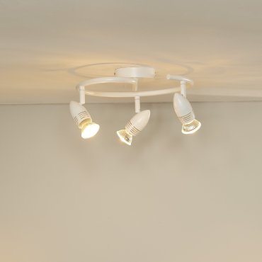 Lucide Caro 3 - Aufbaustrahler - Ø 31 x 13 cm - 3 x 5W LED inkl. - weiß