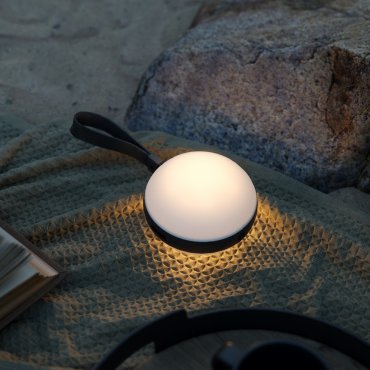 Nordlux Bring To-Go 12 - tragbare Lampe mit wiederaufladbarem akku - 12 x 26 x 9,3 cm - 1W LED inkl. - IP54 - weiß und schwarz