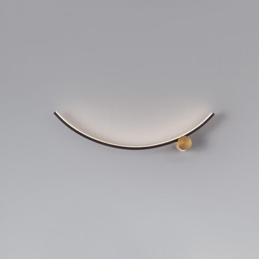 Nova Luce Kima - wandleuchte - 62,5 x 14,5 x 6 cm - 14W LED inkl. - gold und Sand schwarz