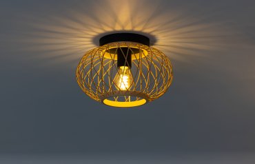 ETH Norah - deckenleuchte - Ø 30 x 25 cm - hellbraun