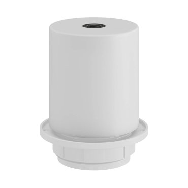 Creative Cables - E27-Fassung mit Kabelclip - Ø 5,6 x 5,1 cm - weiß
