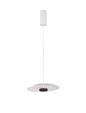 Nova Luce Olea - Hängelampe - 35 x 190 x 32 cm - 16W dimmbar LED inkl. - Sand weiß