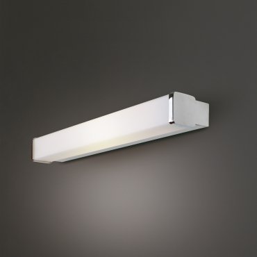 Maxlight Simple - Wandleuchte - 30 x 10 x 6 cm - 10W LED inkl - IP44 - weiß und chrom