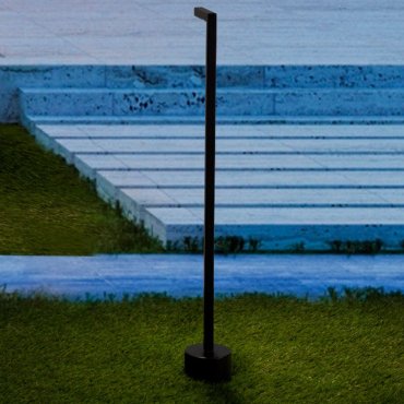 Nova Luce Pipe - Gartenleuchte - 11 x 64,5 cm - 5W LED inkl. - IP65 - Sand schwarz
