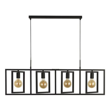 Searchlight Plaza - Pendelleuchte - 114 x 150 cm - mattschwarz