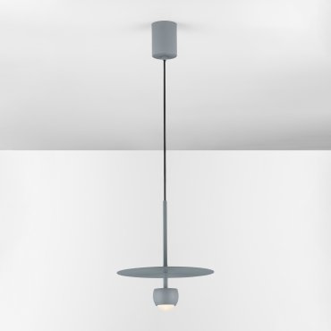 Nova Luce Edem - Hängelampe - Ø 30 x 217 cm - 8W LED inkl. - Bläulich Grau