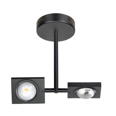 ETH Jake - deckenleuchte - 30 x 23 cm - 3-Stufen-dimmbar - 20W LED inkl. - schwarz