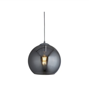 Searchlight Balls - Hängeleuchte - Ø 35 x 120 cm - Rauchglas