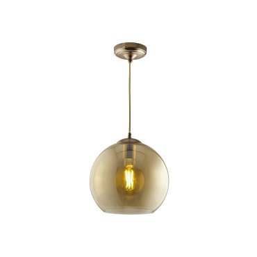 Searchlight Balls - Pendelleuchte - Ø 30 x 120 cm - bernsteinfarben