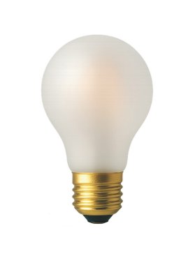 Daylight Italia Satin LED-Lampe - Ø 6 x 10,8 cm - E27 - 10W dimmbar - 2700K - satiniertes Weiß