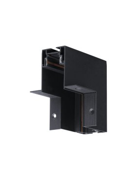 Nova Luce Buxton - V-Verbinder für Magnetschieneneinbau - 10 x 10 x 6,1 cm - sandschwarz