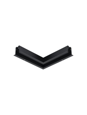 Nova Luce Buxton - Q-Verbinder für Magnetbahn versenkt - 29 x 29 x 6,1 cm - sandschwarz