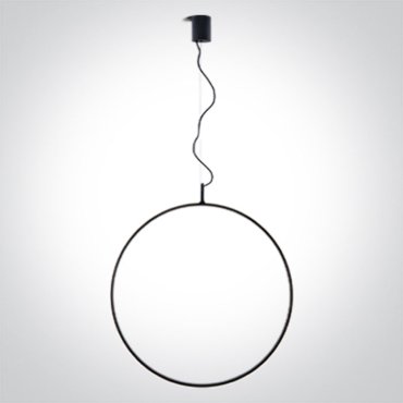 ONE Light Dekorativ - Pendelleuchte - Ø 80 x 150 cm - 40W dimmbare LED inkl - schwarz