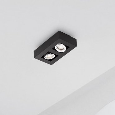 Nova Luce Robin - Aufbaustrahler - 25 x 14,5 x 8,6 cm - schwarz