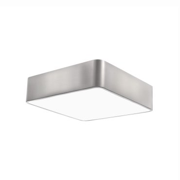 Nova Luce Ragu - Deckenleuchte - 36 x 36 x 10 cm - Nickel satiniert und weiß matt