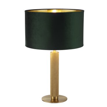 Searchlight London - Tischleuchte - Ø 40 x 63 cm - grün und gold