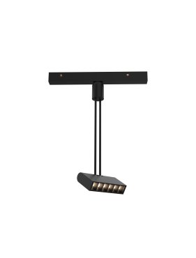 Nova Luce Planet 24V - Lichtpunkt Magnetschienensystem - 30° - 10,4 x 2,2 x 31,2 cm - 6W LED inkl. - Sand schwarz