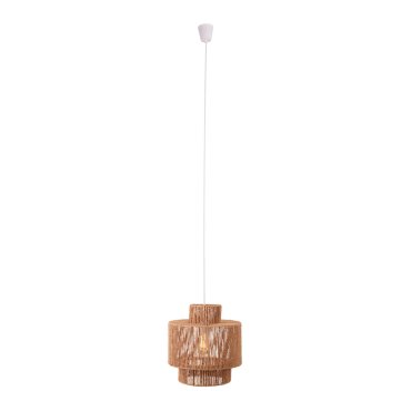 Maxlight Labriz - Pendelleuchte - Ø 35 x 170 cm - hellbraun und weiß