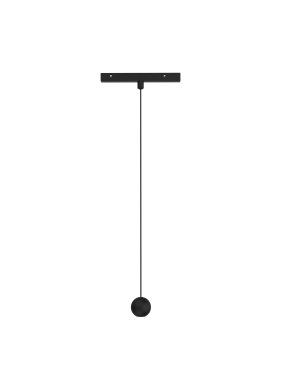 Nova Luce Planet 24V - Hängeleuchte Magnetschienensystem - Ø 5 x 109,7 cm - 5W LED inkl. - sand schwarz