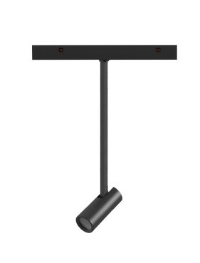 Nova Luce Buxton L - Strahler für Magnetschienensystem - 24,5 x 3,2 x 42,1 cm - 10W dimmbare LED inkl. - Sand schwarz