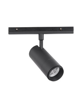 Nova Luce Buxton L - Strahler für Magnetschienensystem - 24,5 x 6,5 x 21 cm - 20W dimmbare LED inkl. - Sand schwarz