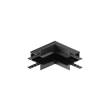 VK Lighting Eiva - magnetisches Schienensystem - Vertikales Einbau-Eckprofil für 12 mm Gipskartonplatten - 10 x 10 x 2,63 cm - DALI dimmbar - schwarz