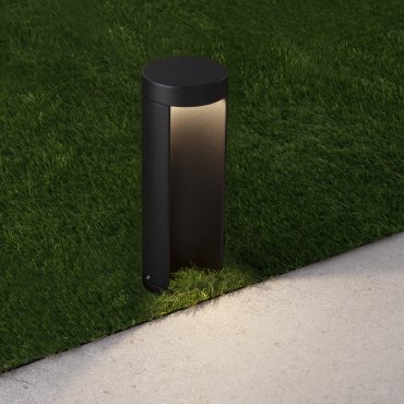 Nova Luce Tien - Gartenleuchte - 9 x 25 cm - 9W LED inkl. - IP54 - dunkel anthrazit