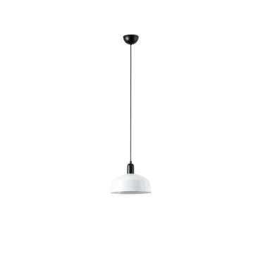 Faro Tatawin M - Pendelleuchte - Ø 25 x 211,5 cm - schwarz satiniert und weiß glänzend