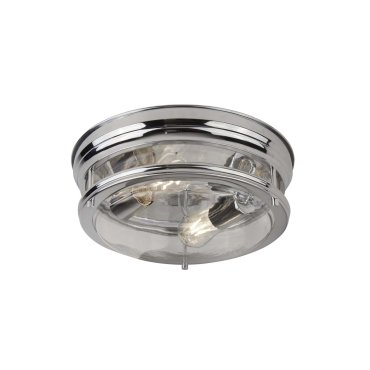 Searchlight Edinburgh - Deckenleuchte - Ø 35 x 14,5 cm - IP44 - Chrom