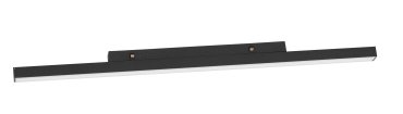 Nova Luce Planet 48V - Leuchte für Magnetprofilsystem - 50 x 3 cm - 13W dimmbare LED inkl. - sandschwarz