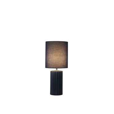 Searchlight Groove - Tischleuchte - Ø 22 x 51 cm - navy blau