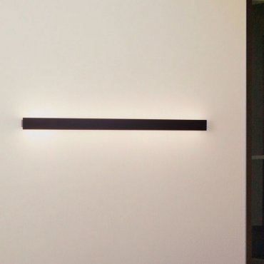 Nova Luce Path - Außenwandleuchte - 4,7 x 100 x 6 cm - 19W LED inkl. - IP65 - Sand schwarz