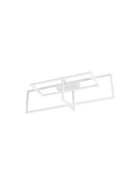 Nova Luce Clea - Deckenleuchte - 92 × 38,5 × 26 cm - 31W dimmbares LED inkl. Sandweiß