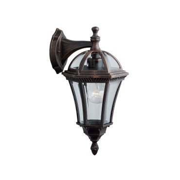 Searchlight Capri - Außenwandleuchte - 19 x 40 cm - IP44 - rustikales Braun